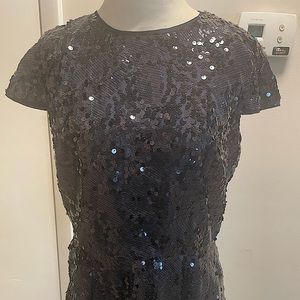 Elie Tahari sequin peplum top size medium